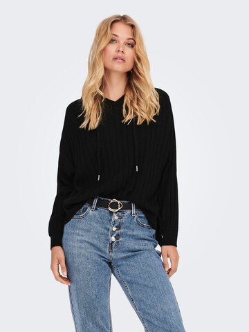 Pull-over ONLY en noir : devant