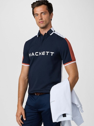Hackett London Poloshirt in Blau