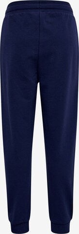 Effilé Pantalon de sport Hummel en bleu