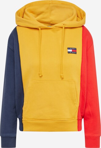 Tommy Remixed Sweatshirt & Zip-Up Hoodie in Yellow: front