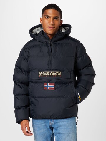 NAPAPIJRI Winter Jacket 'Rainforest' in Black: front
