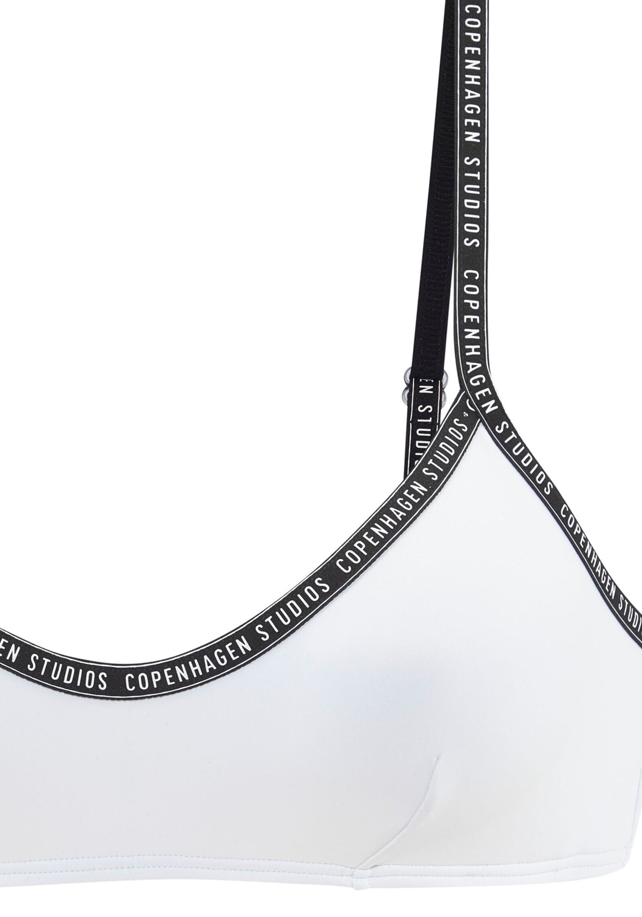 Copenhagen Studios Бюстье Верх бикини в Белый