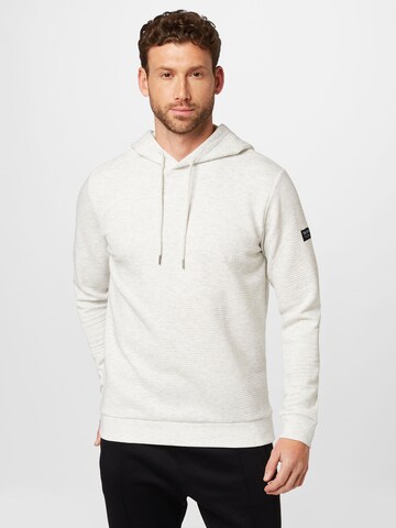 TOM TAILOR DENIM Sweatshirt in Grey: front