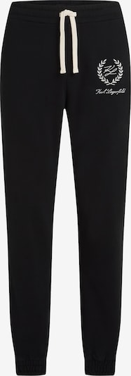 Karl Lagerfeld Hlače 'Hotel' u crna / bijela, Pregled proizvoda