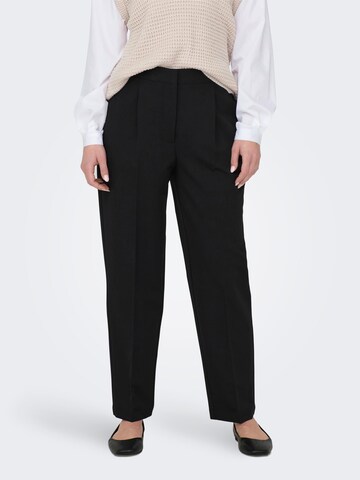 JDY Tapered Broek 'CARLA' in Zwart: voorkant