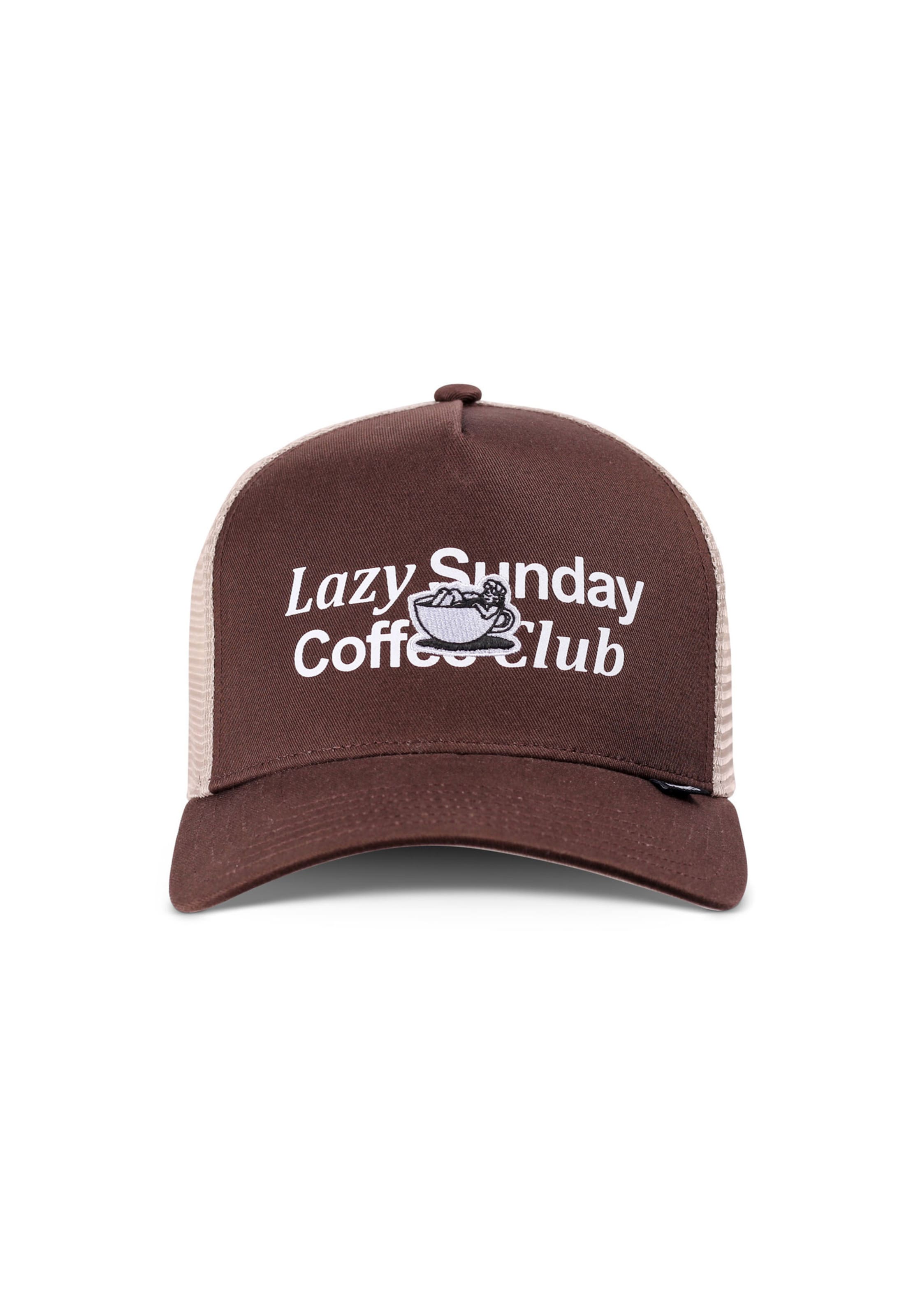 Casquette 'Guy In A Cup' DJINNS en marron : devant