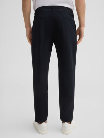 STRELLSON Regular Bundfaltenhose 'Lui' in Blau
