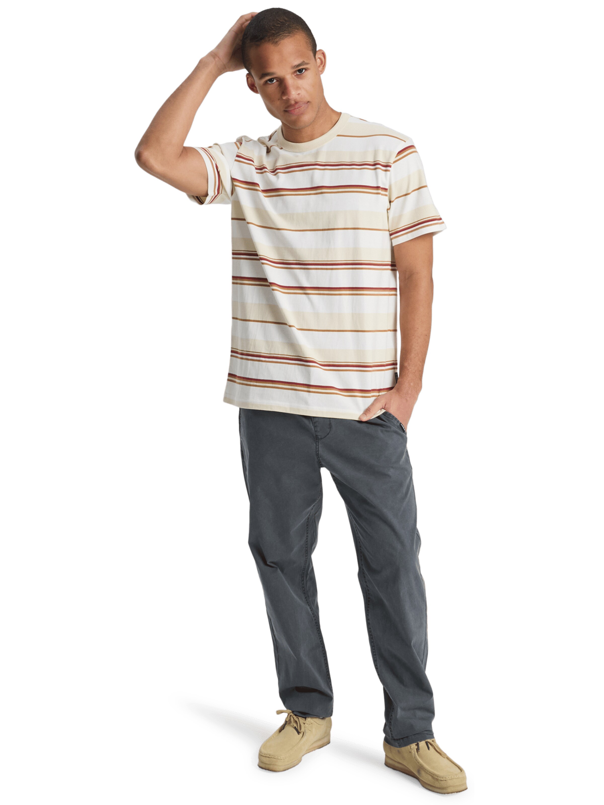QUIKSILVER T-Shirt 'Lekoni' in Beige