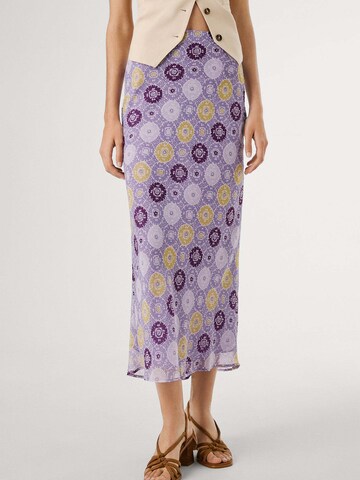 Jupe 'Lulu' Pepe Jeans en violet : devant