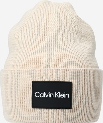 Calvin Klein Mütze in Beige