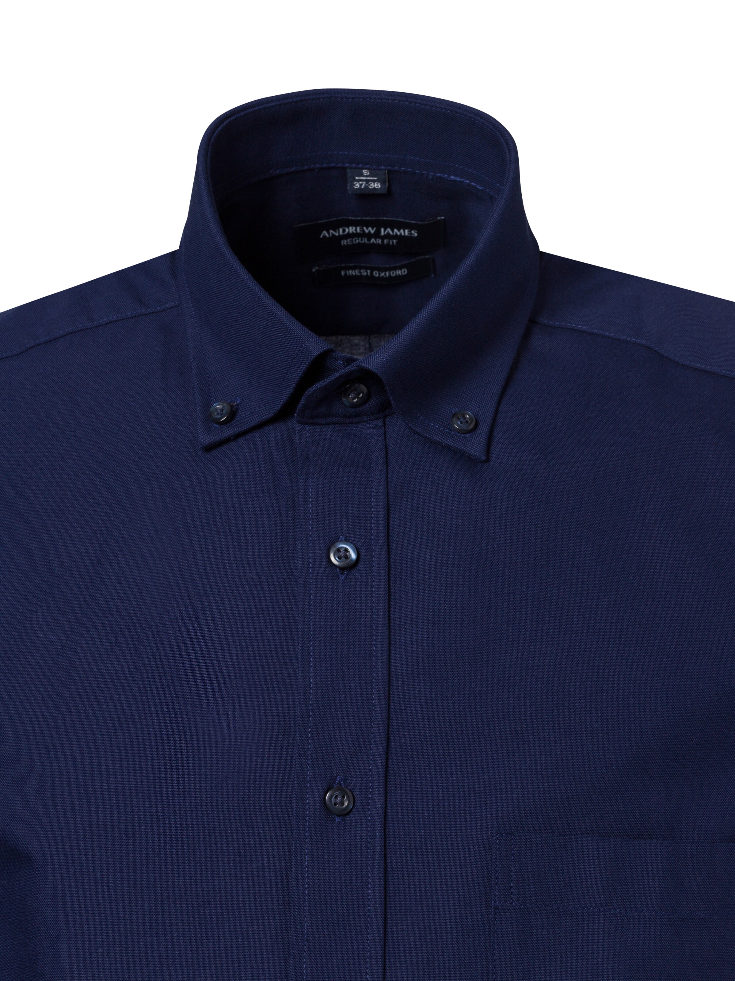 Andrew James Regular fit Button Up Shirt in Blue