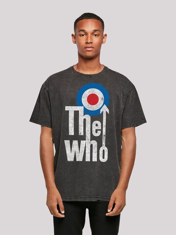 T-Shirt 'The Who' F4NT4STIC en noir : devant