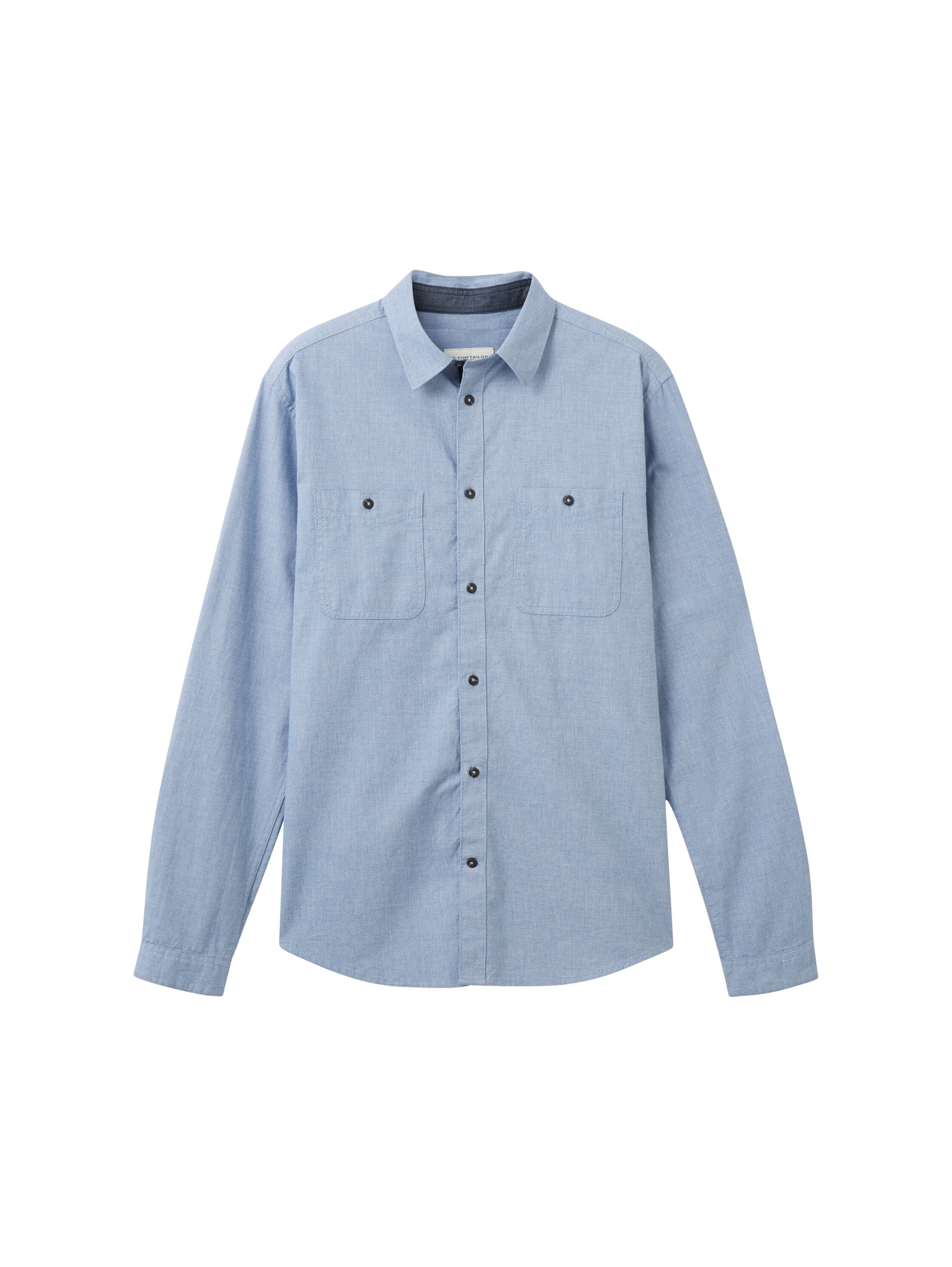 TOM TAILOR Regular fit Overhemd in Blauw: voorkant