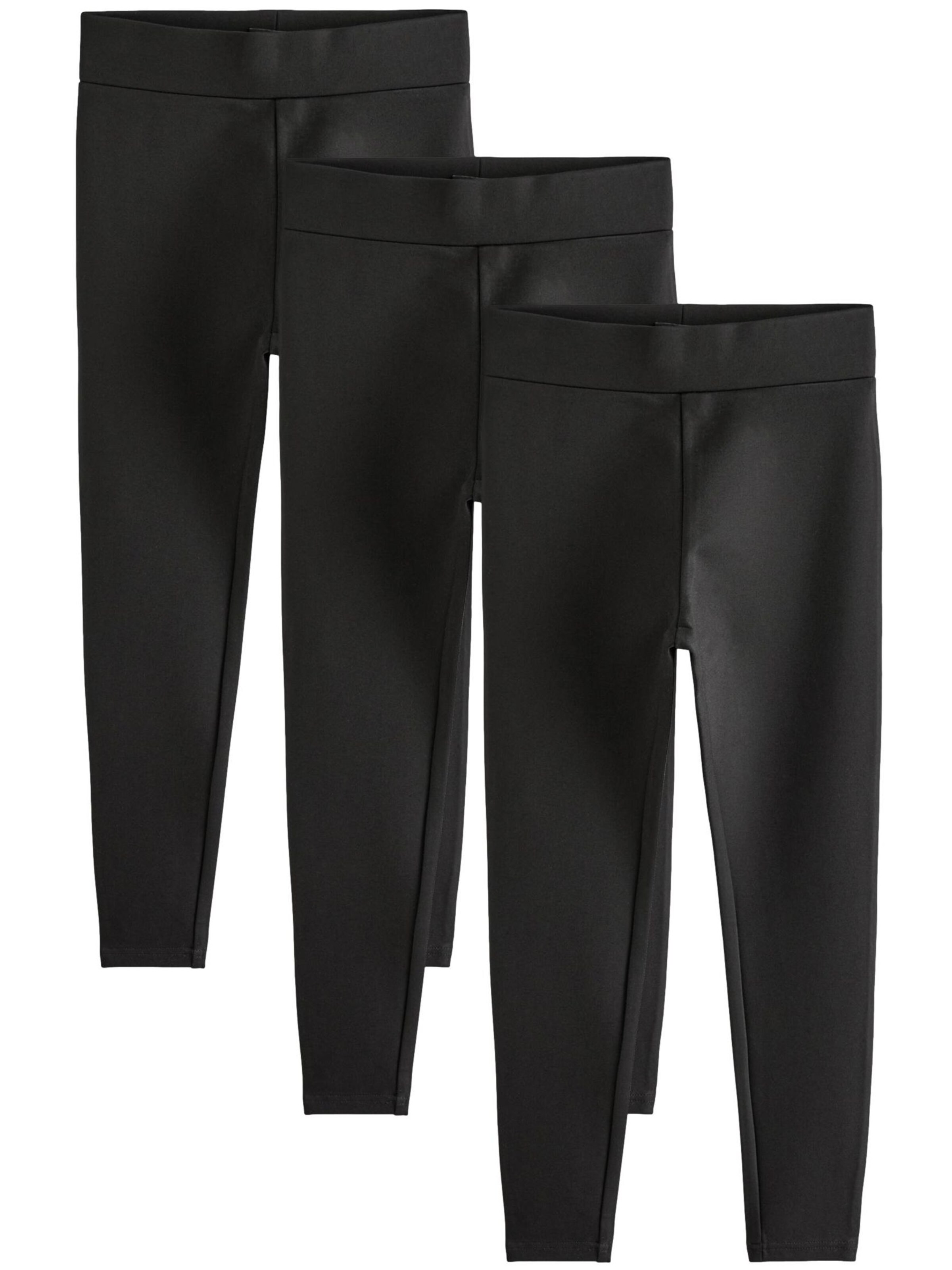Next Skinny Leggings in Black: front