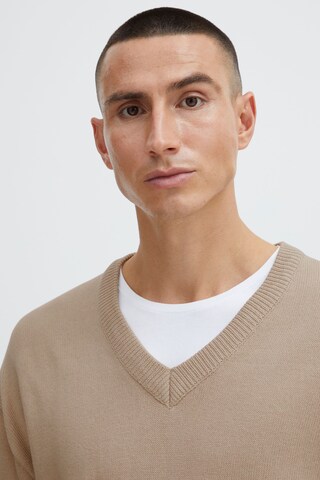 !Solid Sweater 'Durant' in Beige