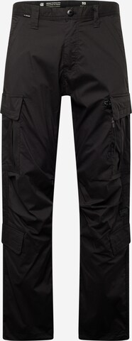 Loosefit Pantaloni cu buzunare de la G-Star RAW pe negru: față