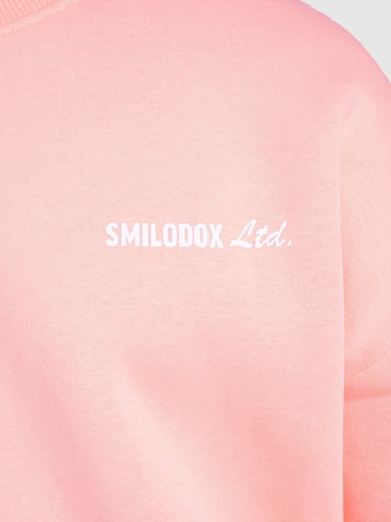Smilodox Sweatshirt ' Liquid Brail ' in Pink
