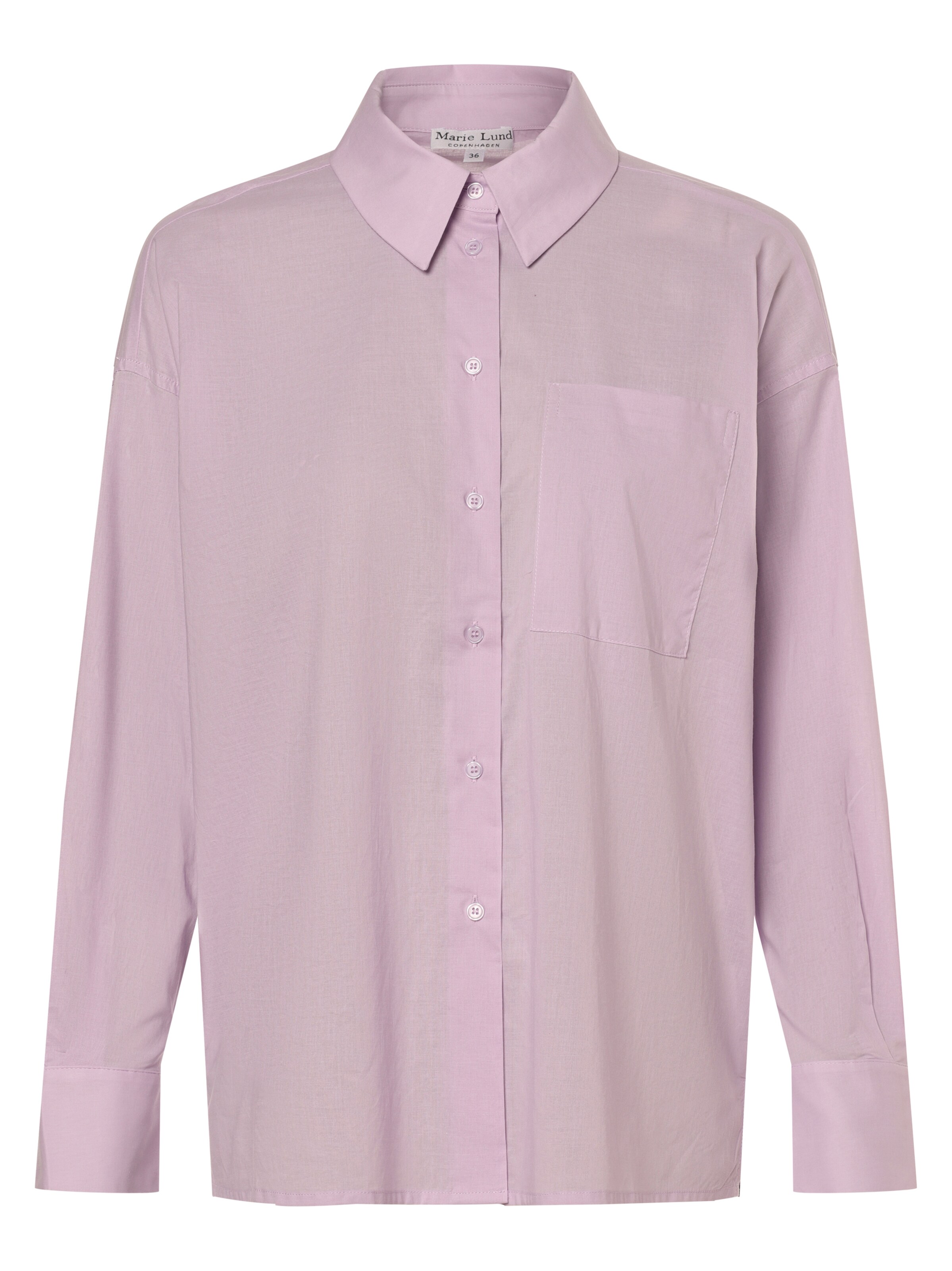 Marie Lund Bluse in Lila: Vorderseite