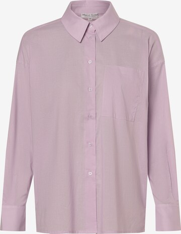 Marie Lund Blouse in Purple: front