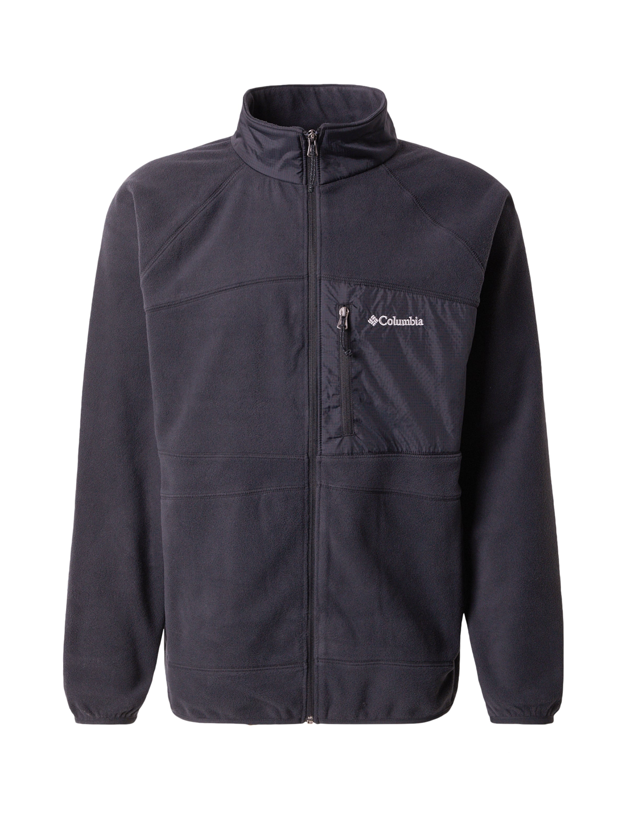 Jachetă  fleece funcțională 'Fast Trek' de la COLUMBIA pe negru: față