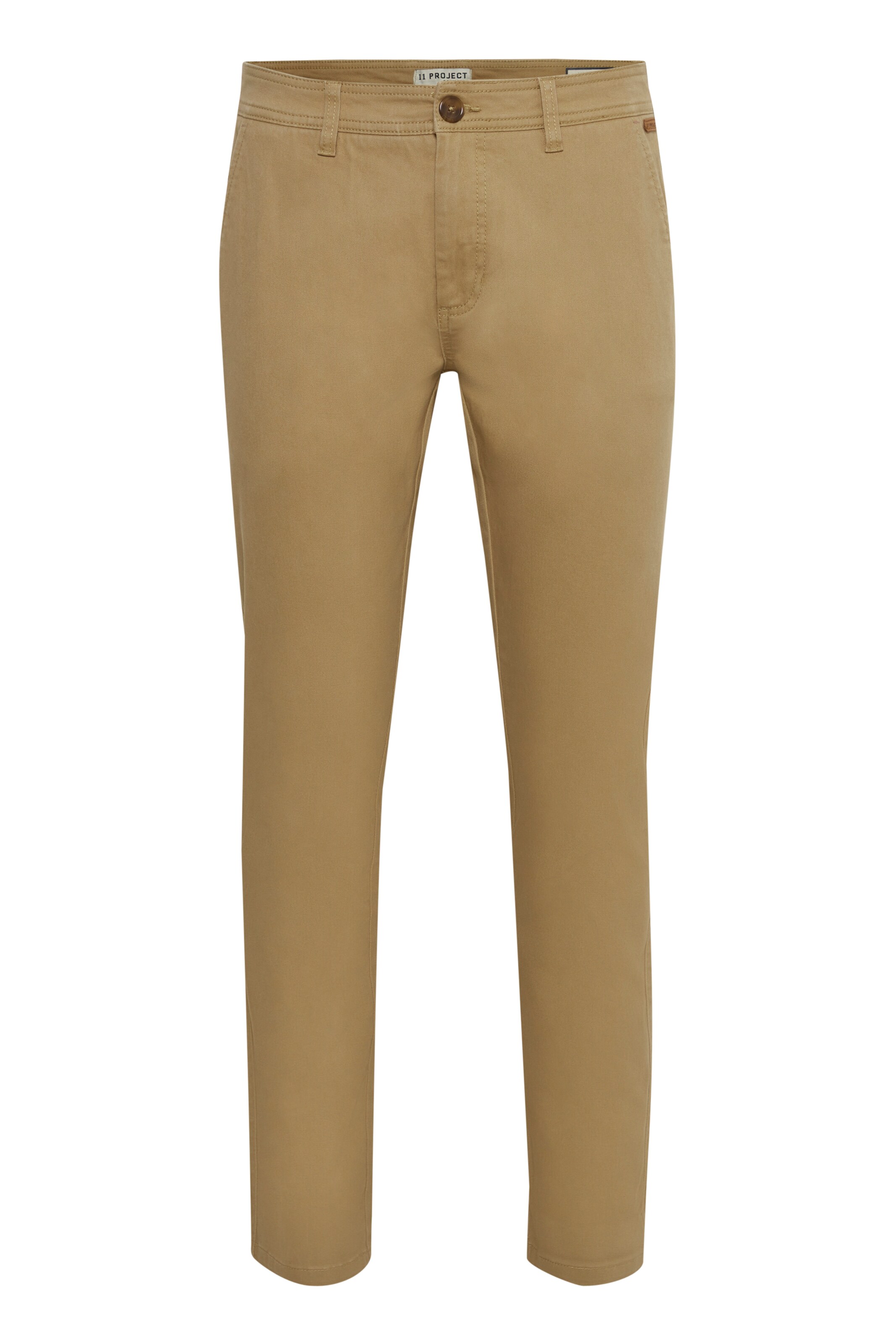 11 Project Slim fit Chino trousers 'Galeno' in Beige: front