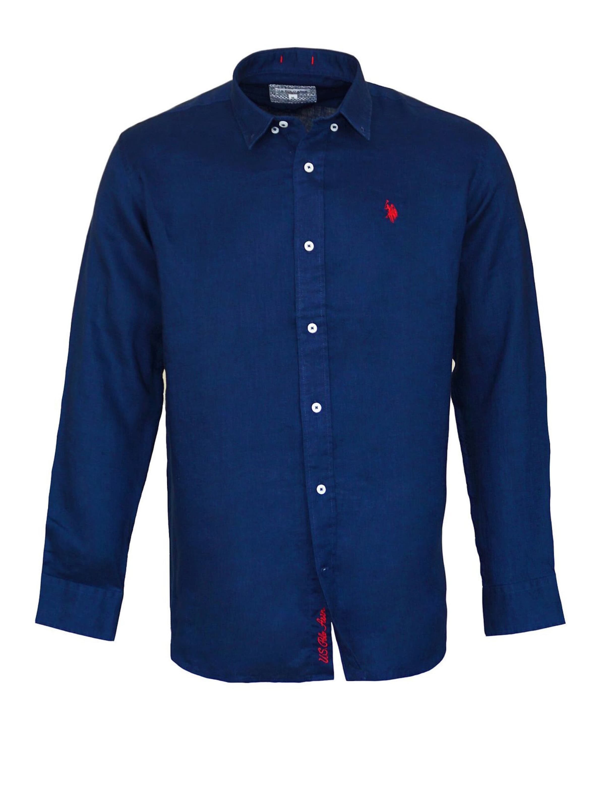 Chemise U.S. POLO ASSN. en bleu : devant