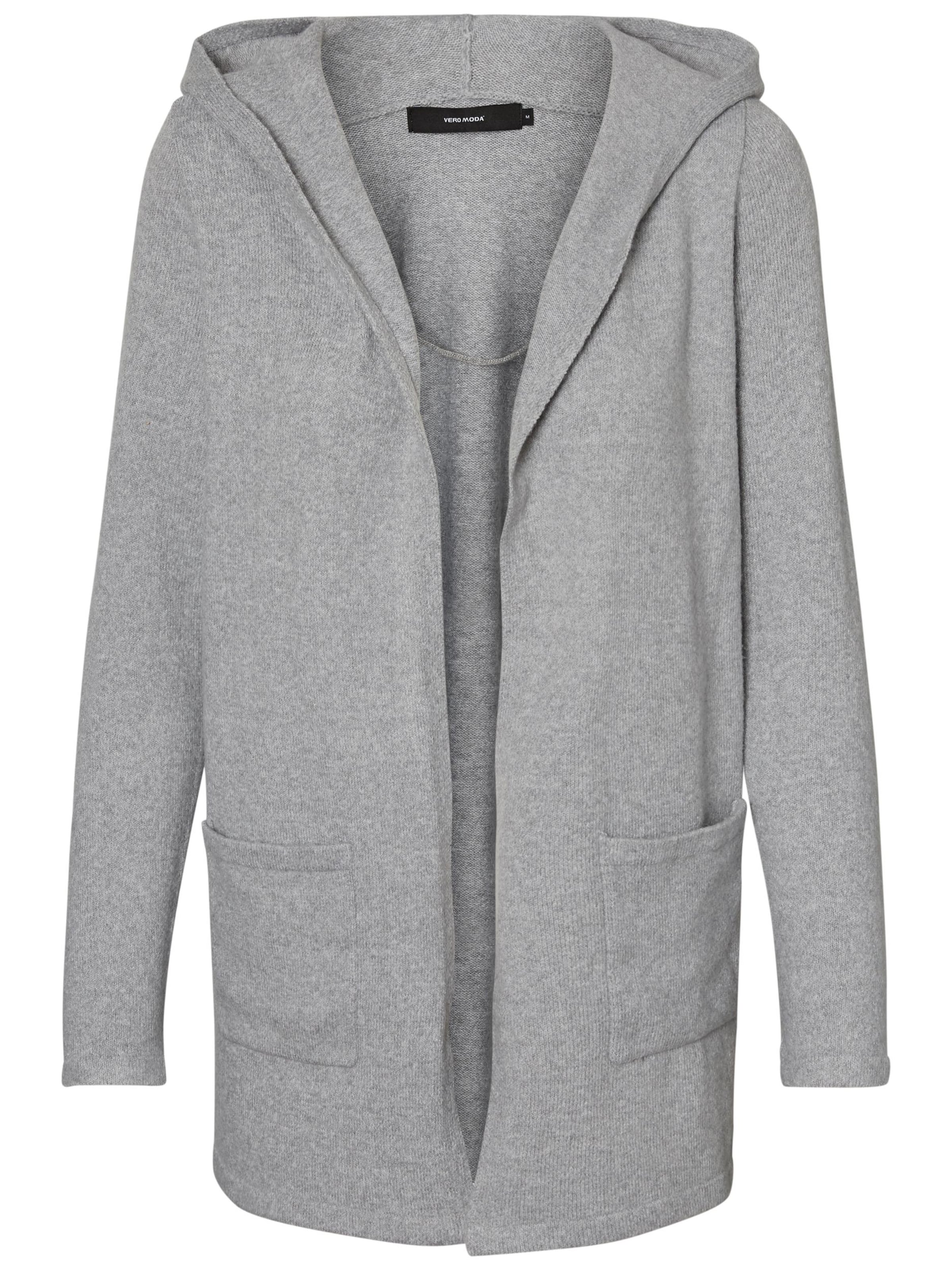 VERO MODA Knit Cardigan 'Doffy' in mottled grey, Item view
