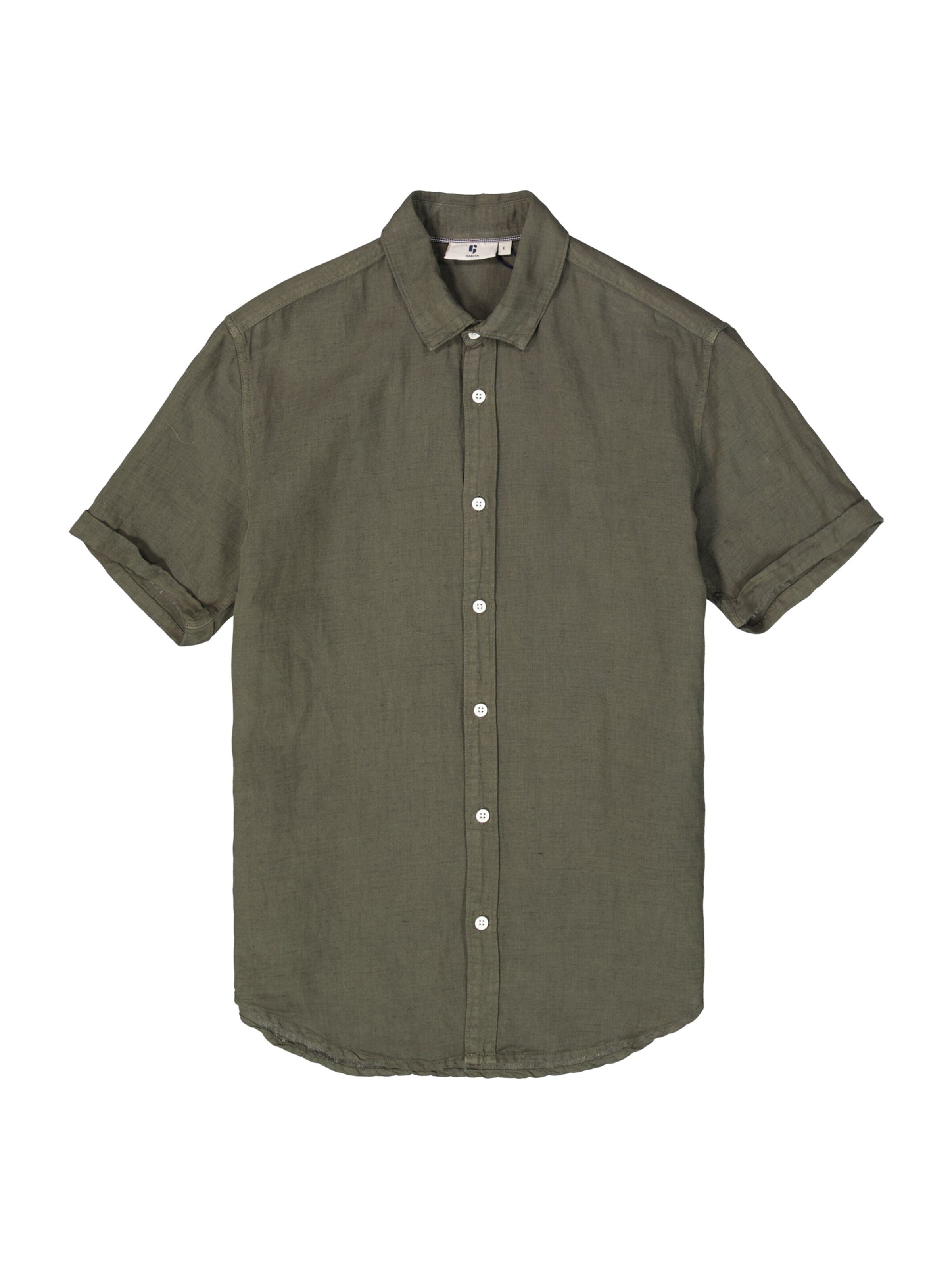 GARCIA Regular fit Button Up Shirt in Green: front