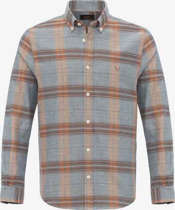 By Diess Collection Regular fit Button Up Shirt in Grey: front