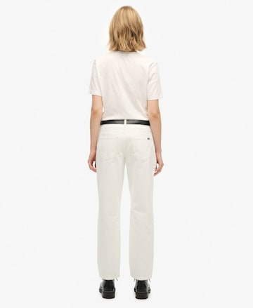 Regular Jean Superdry en blanc