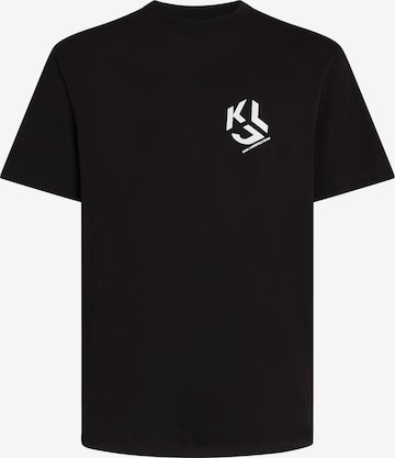 KARL LAGERFELD JEANS - Camiseta en negro: frente