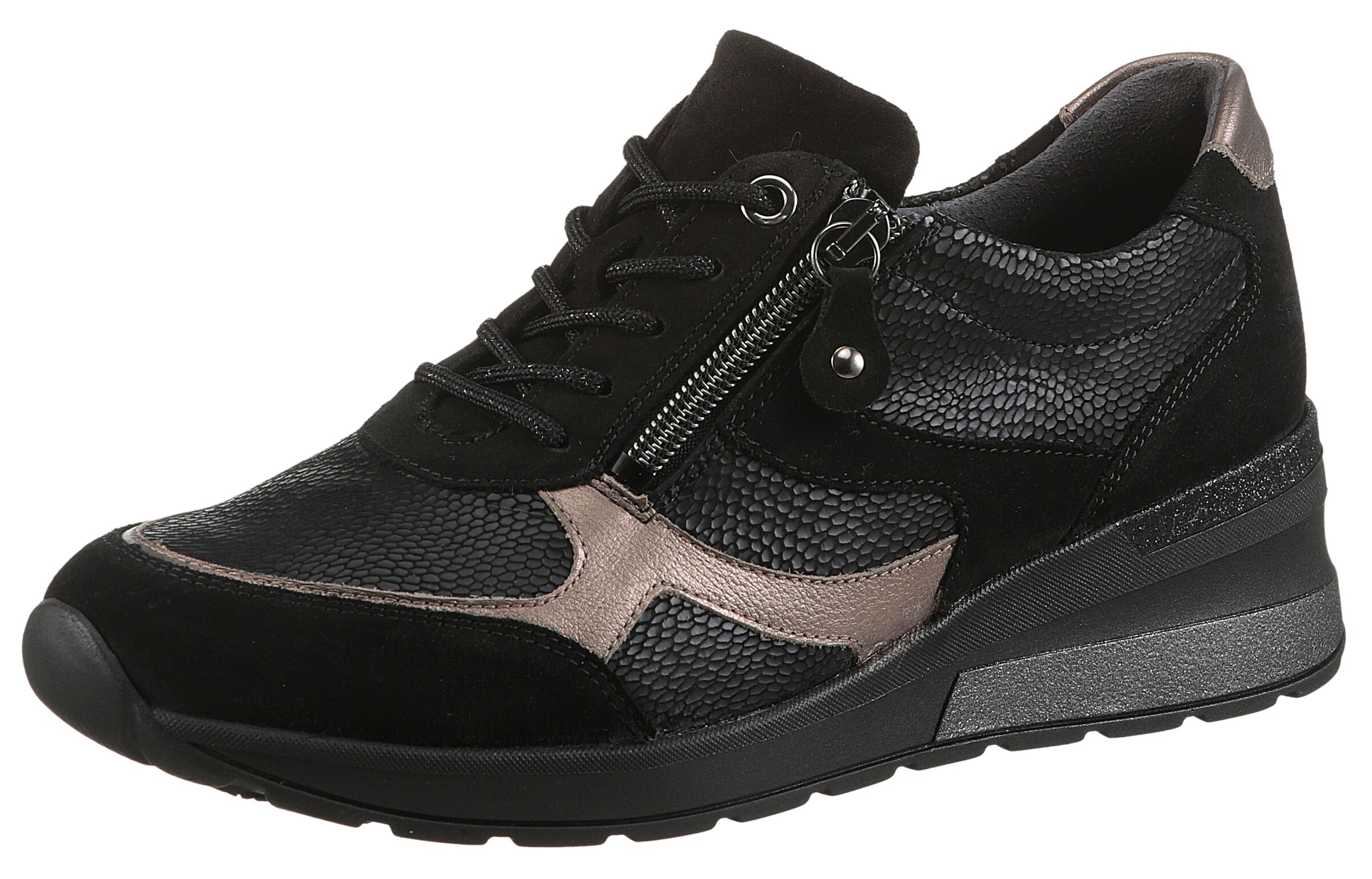 WALDLÄUFER Sneakers in Black: front