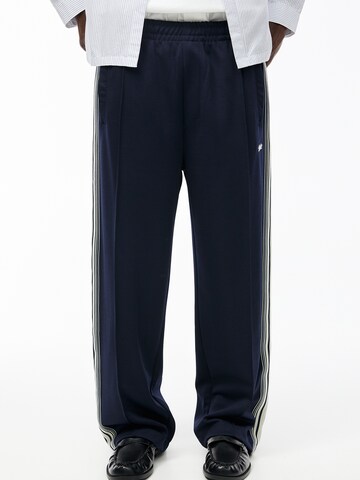 Loosefit Pantalon Pull&Bear en bleu : devant