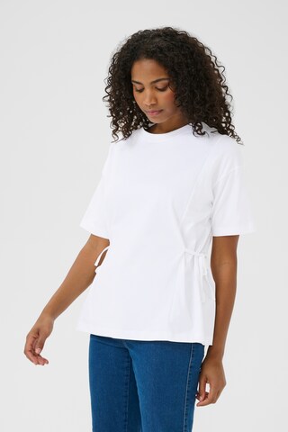 T-shirt 'Danny' Kaffe en blanc : devant