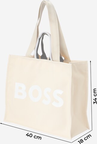 BOSS Black Shopper 'Deva' in Weiß