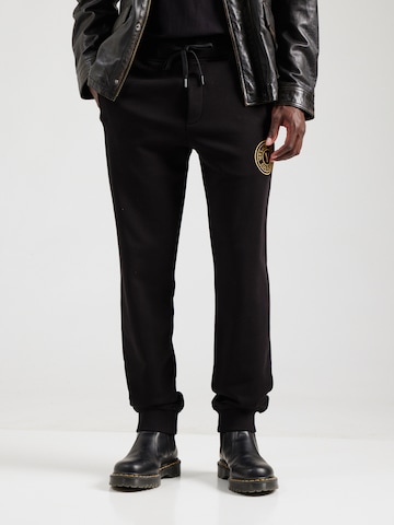 Versace Jeans Couture - Tapered Calças em preto: frente