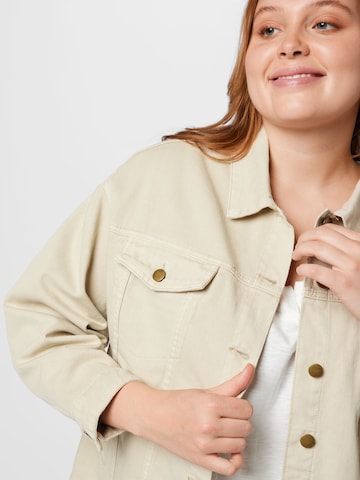 ABOUT YOU Curvy Between-Season Jacket 'Robin' in Beige