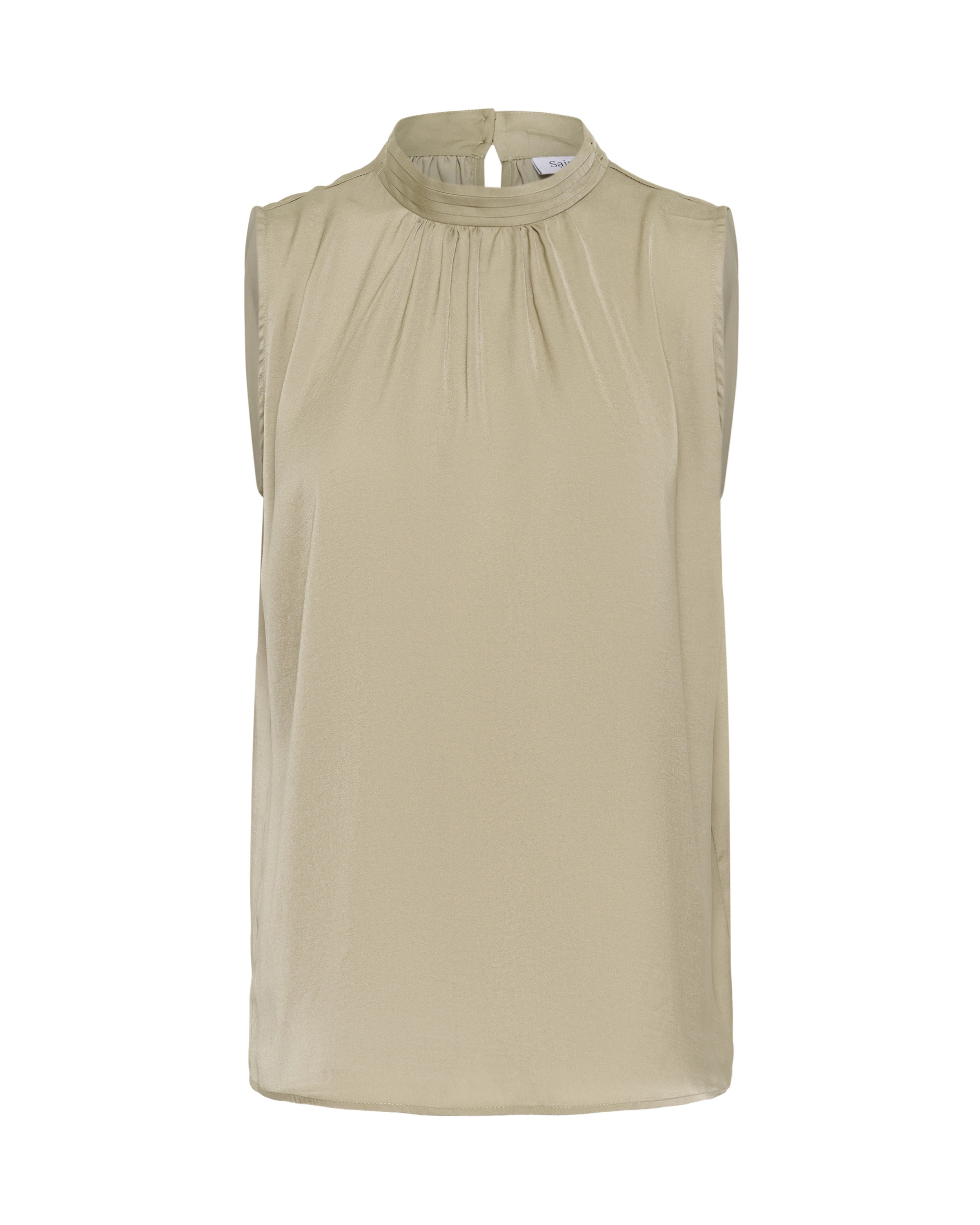 SAINT TROPEZ - Blusa 'AileenSZ' em castanho: frente