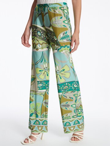 Ana Alcazar Wide leg Pants 'Zimala' in Green: front
