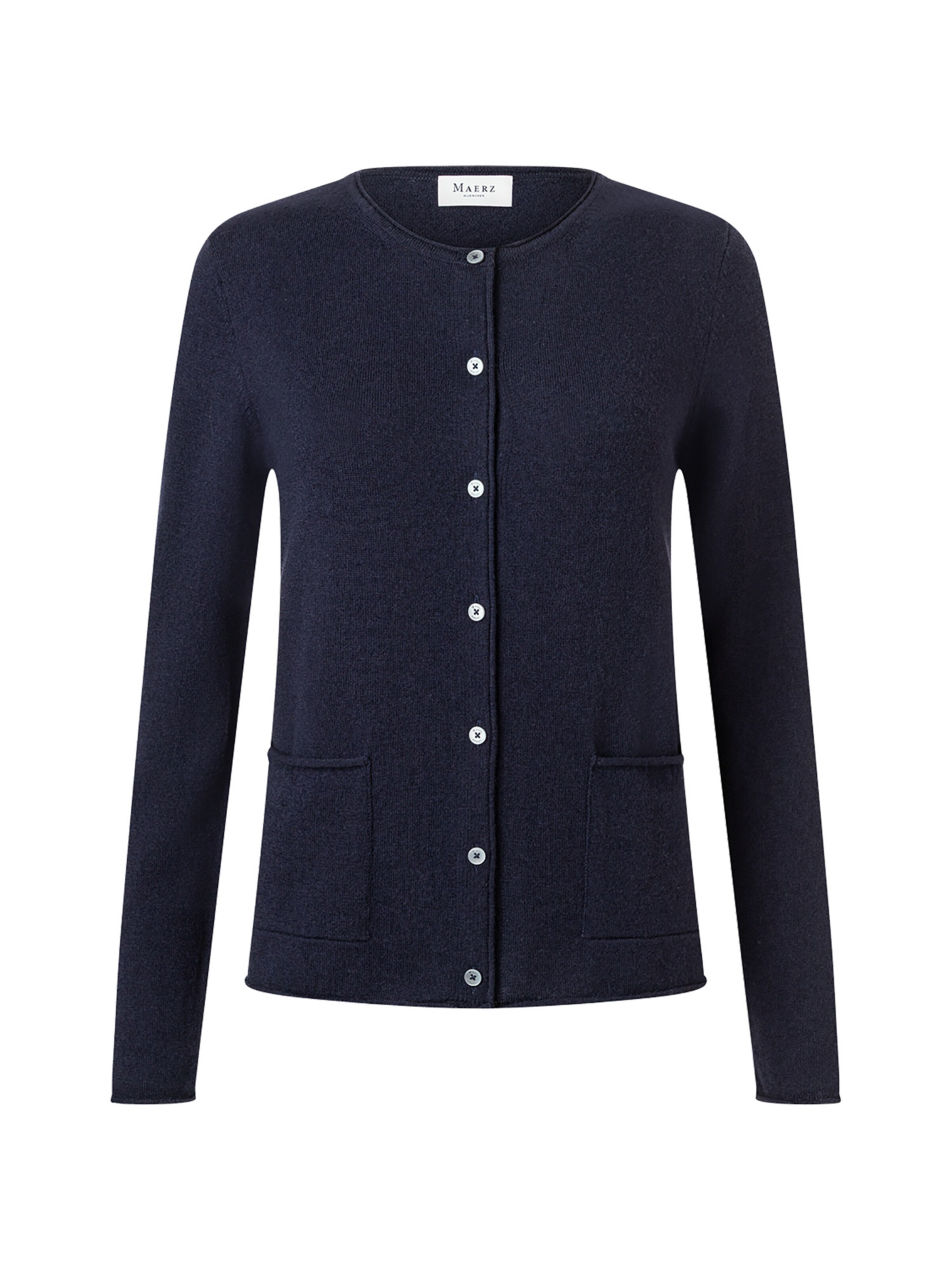 MAERZ Muenchen Gebreid vest in Blauw: voorkant