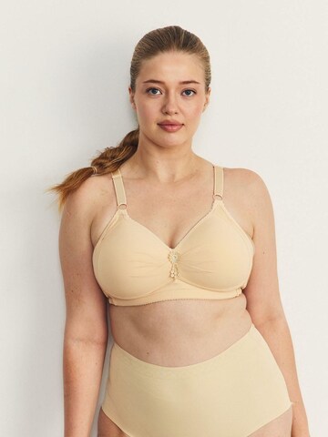 Bustier Soutien-gorge C&City en beige : devant