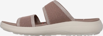 SKECHERS Pantolette in Braun: Vorderseite