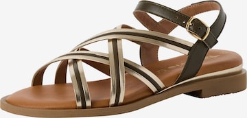 Tamaris Strap sandal in Green: front