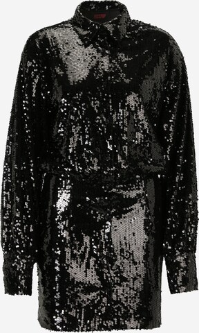 Robe-chemise Misspap en noir : devant