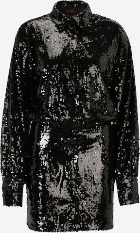 Robe-chemise Misspap en noir : devant