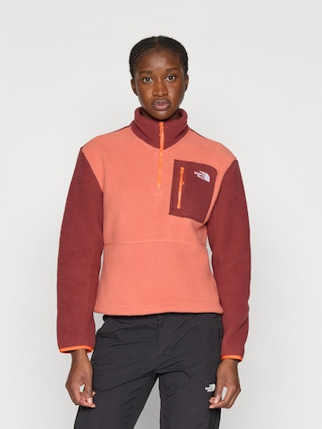 THE NORTH FACE Sports sweater 'YUMIORI' in Red: front