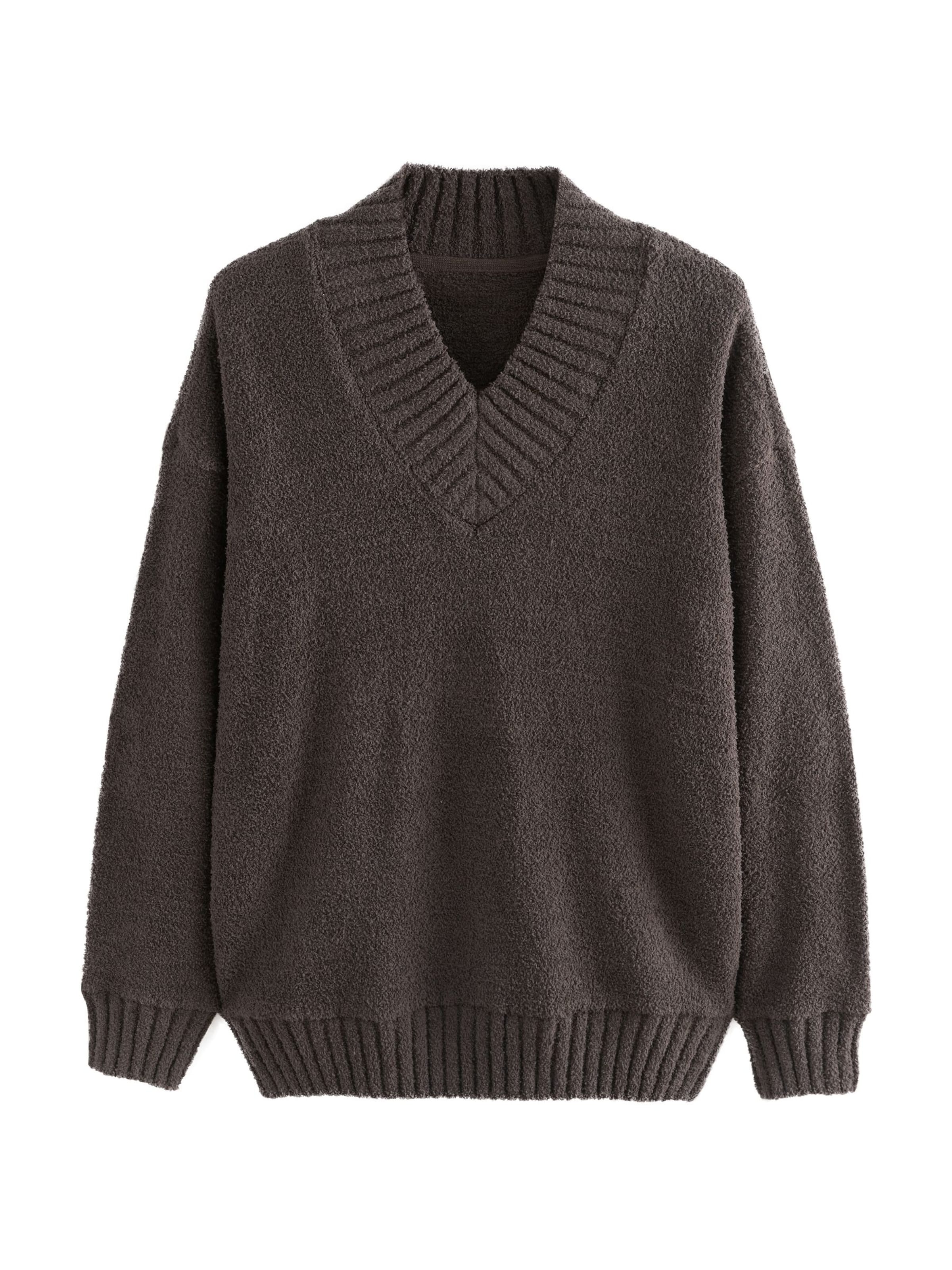 Next Суичър в кафяво: отпред