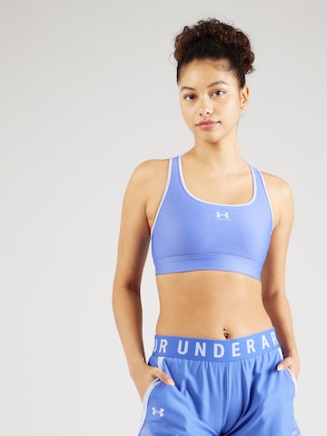UNDER ARMOUR Bustier Sport bh 'Authentics' in Lila: voorkant