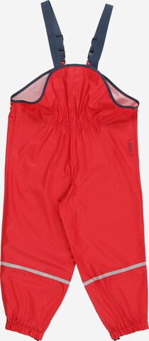 PLAYSHOES Tapered Functionele broek in Rood