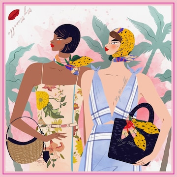 Foulard 'SORELLE SILK SCARF' My Minelli en mélange de couleurs : devant